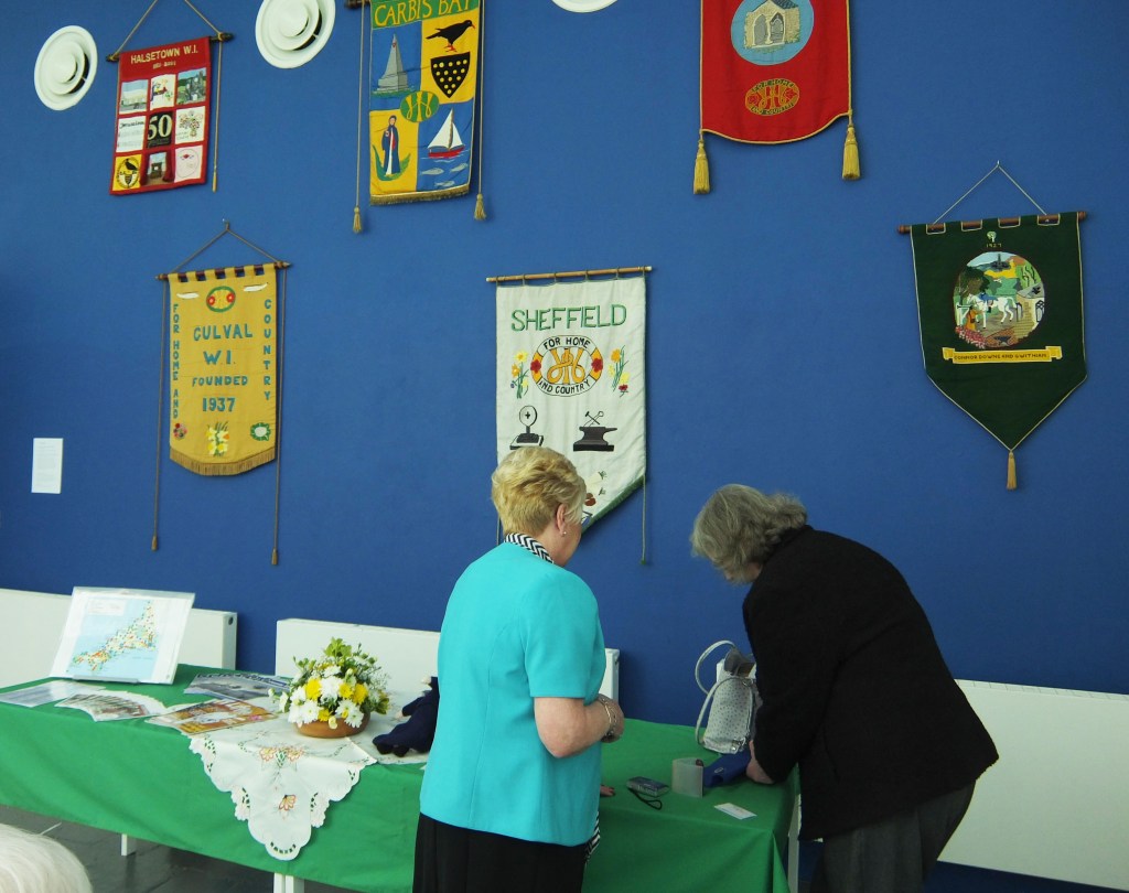 Some of the banners on display at The Exchange