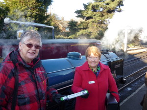 Baton handover from Kent, East Kent Federation to East Suffolk Federation