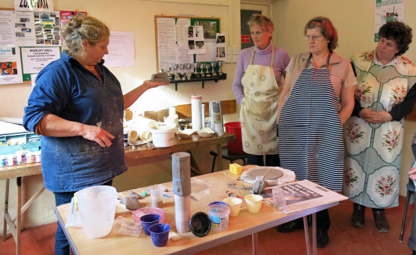 Samme Charlesworth displays some of her techniques