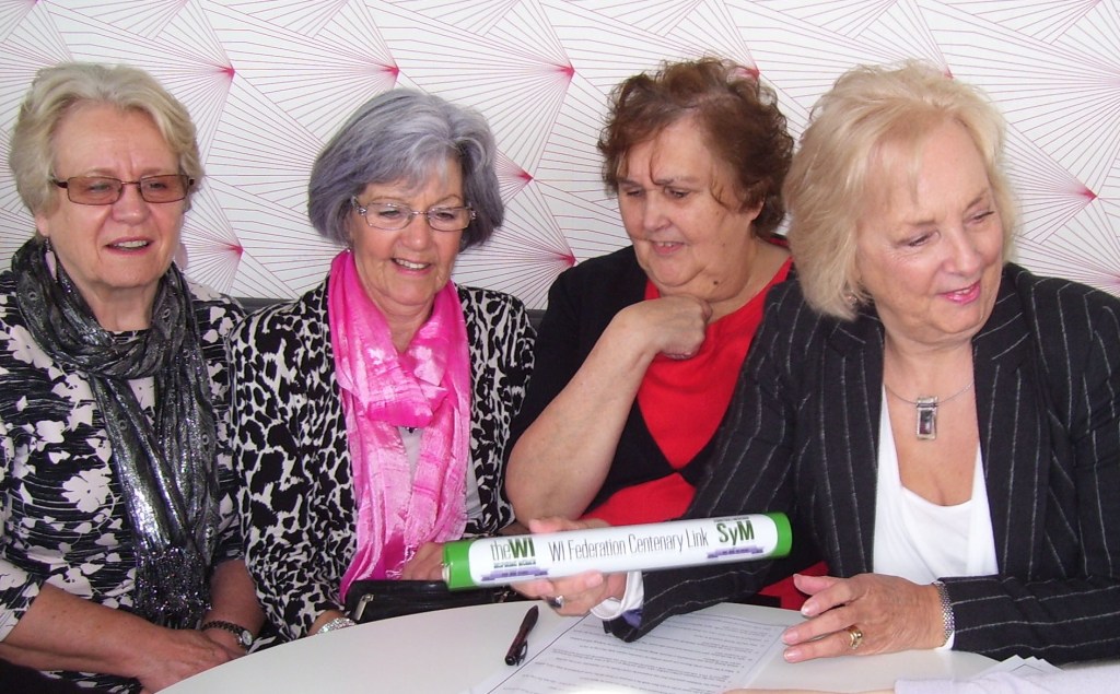 Crowlas & Ludgvan WI members at Land's End Photo by Pam Smith