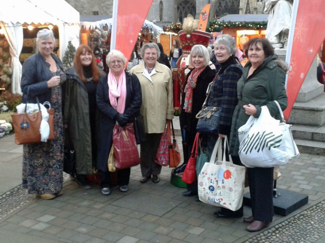 Look at all those full shopping bags!