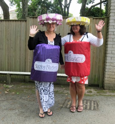 Gail and Helen drum up business