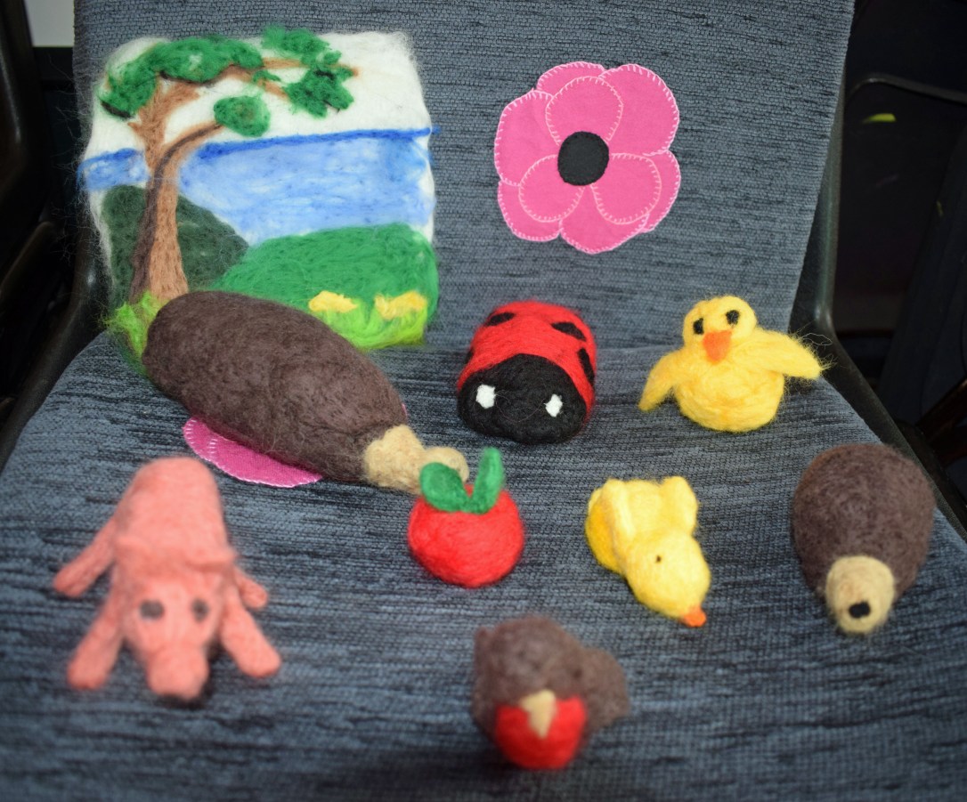 The group's finished projects!