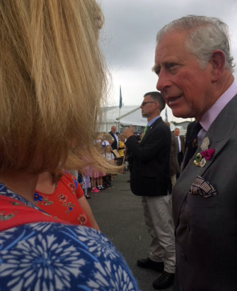 Wendy Leo with Charlie